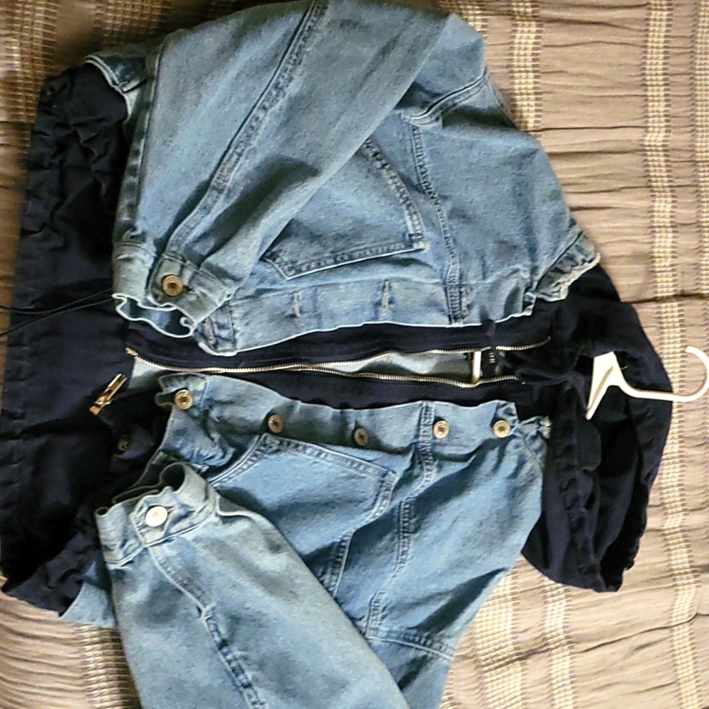 Blue small jean jacket